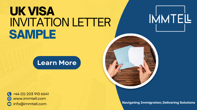 Uk visa invitation letter sample | immtell