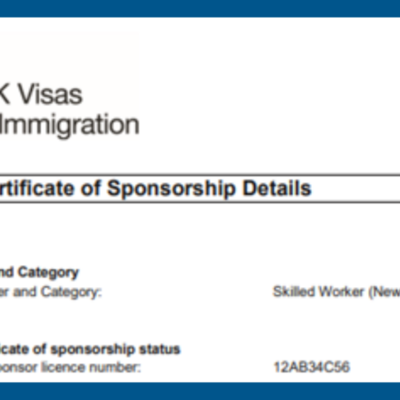 Certificate of Sponsorship: A Guide For Employers Immtell