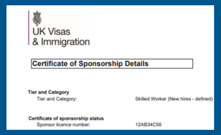 Certificate of Sponsorship: A Guide For Employers Immtell